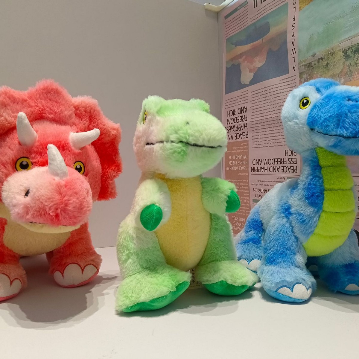 苏格兰高地牛毛绒玩具恐龙玩偶羊毛毡包包配件可爱手工艺品礼物