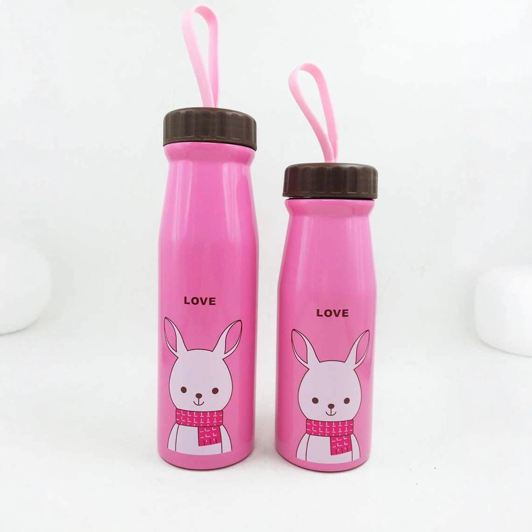 Creative cartoon food-grade 304 stainless steel insulated children's water cup, outdoor portable and simple children's water cup Item Picture