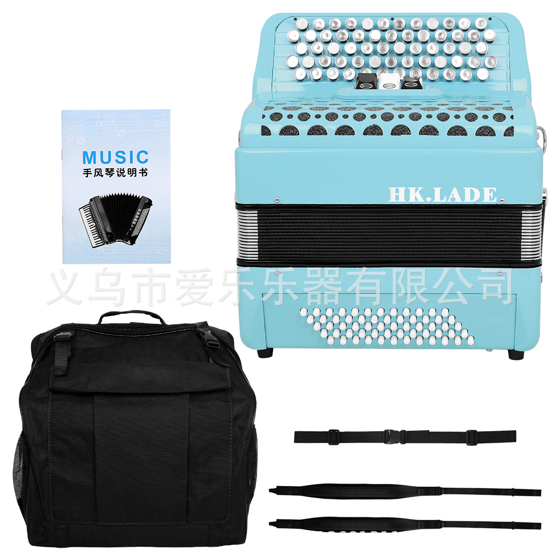 LADE Bayan accordion, 60 bass, wooden accordion performance, mutated accordion, 62 button accordion details Picture