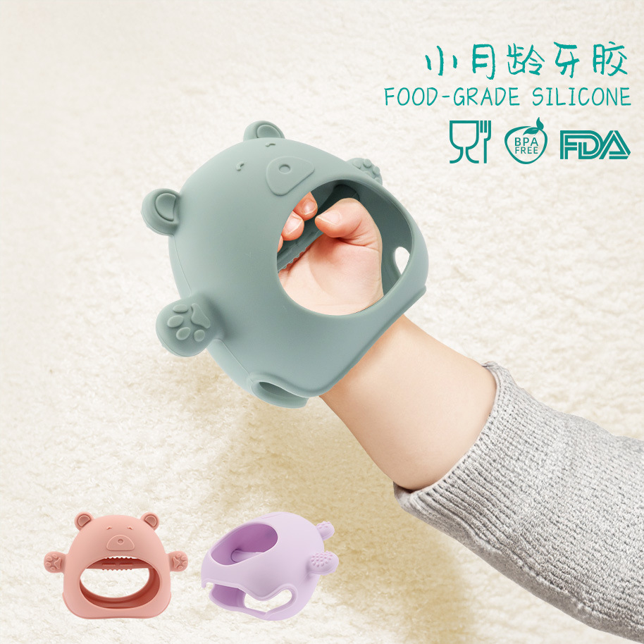 A supply of food-grade silicone toys and baby products for infants and toddlers details Picture