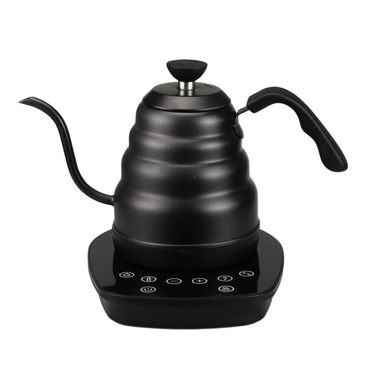Steel Art smart temperature-controlled household electric kettle, stainless steel slender spout electric kettle, temperature-controlled hand-rinsed kettle, insulated kettle