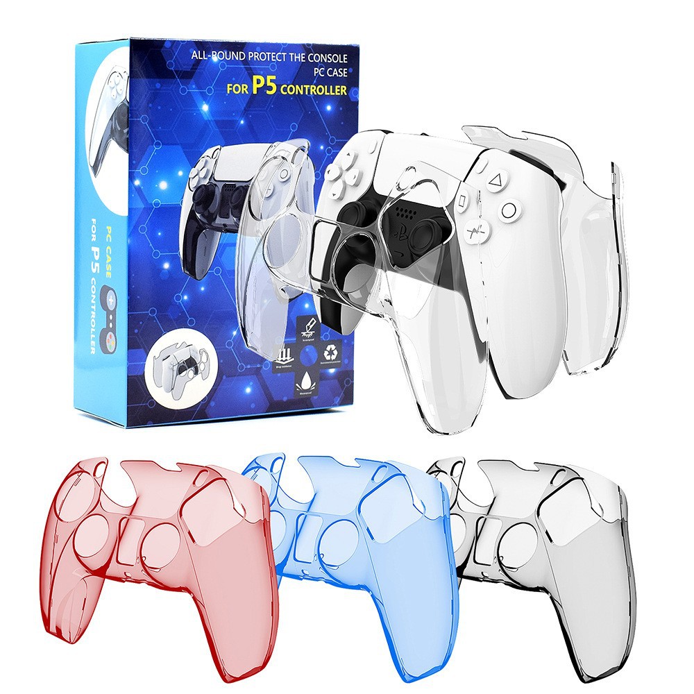 غلاف محمي PS5 من طراز PS5 مغلف كريستال PS5 ذو مقبض PS5.