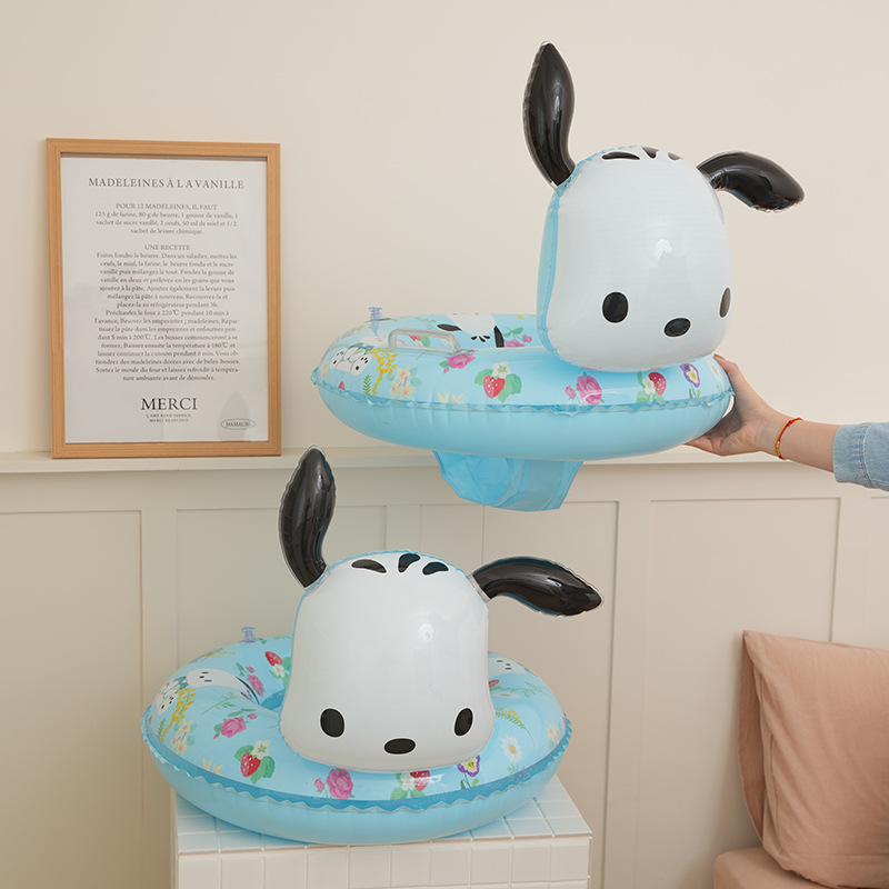 Sanrio officially authorized KT Cat children's seat ring, Kuromi swimming ring, 3-6 years old sunken cotton-padded seat ring Application Scenario