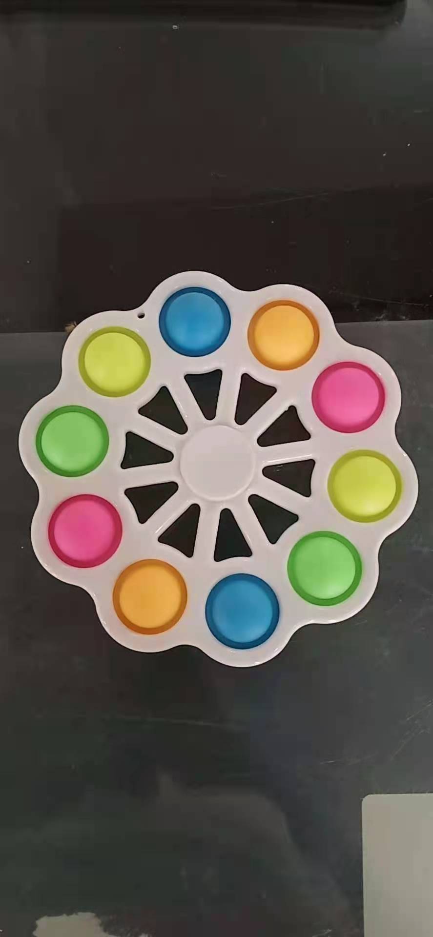直供5孔10孔12孔泡泡乐指尖陀螺Hand Spinner手指指尖陀螺EDC玩具细节图