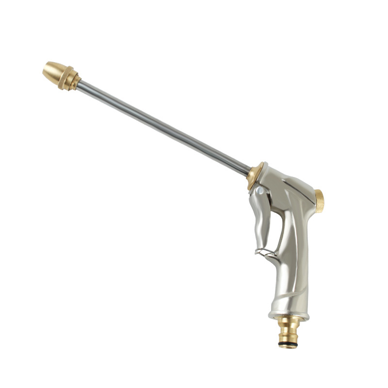 Dual-purpose household and car cleaning products: car water gun, 26.5*14CM, all-copper spray gun head, car washing water gun head Specification drawing