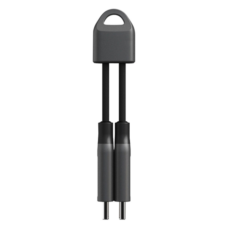 Comercio exterior magnético llavero de succión para teléfono móvil cable de alimentación 2 en 1 cable de carga tipo c aplicable apple 1516 cable de datos Item Picture