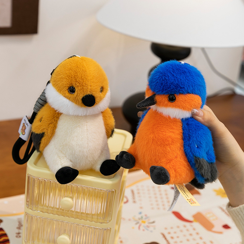 Cross-border wholesale of simulated bird and parrot plush toys, sparrow palm treasures, children's dolls, ground promotion, mallard pendants Application Scenario
