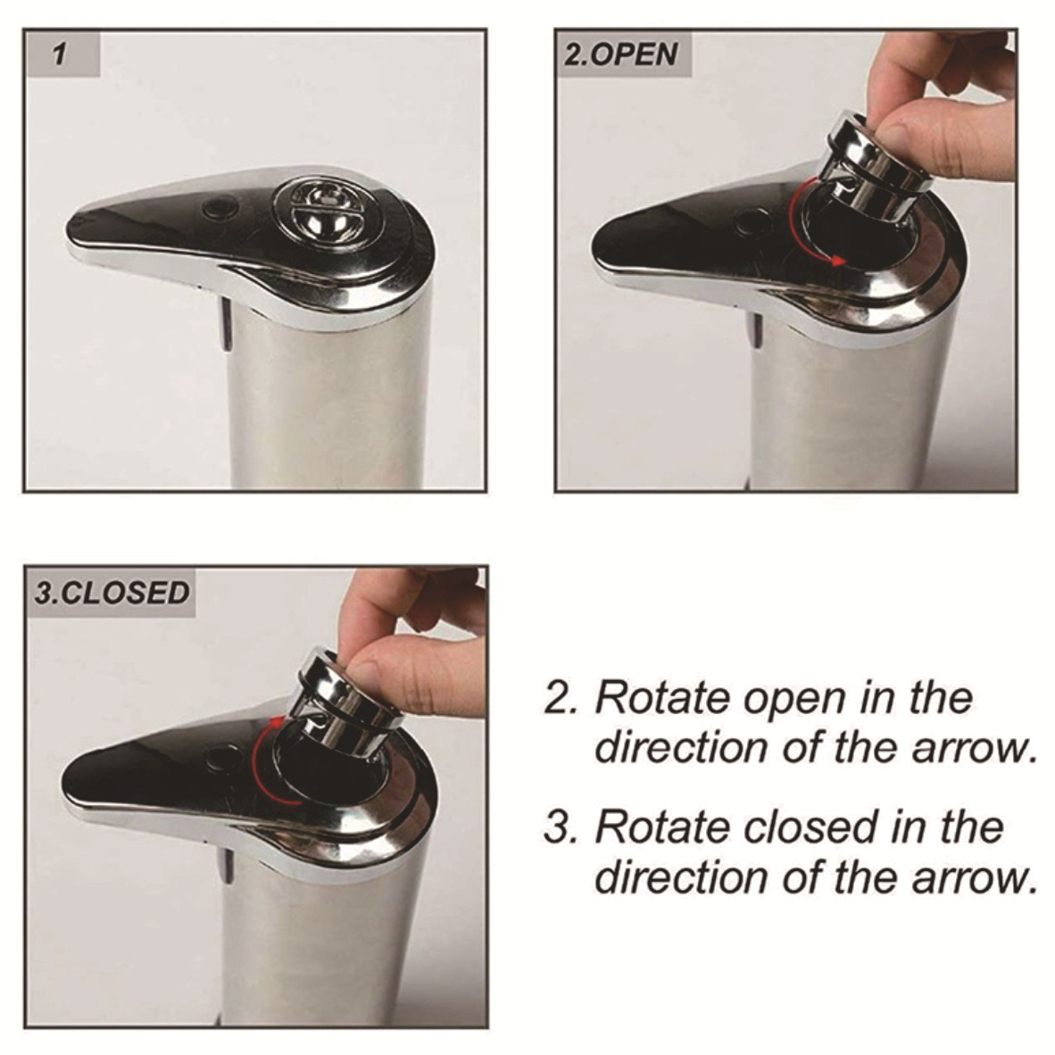 Cross-border manufacturers supply the second-generation stainless steel induction soap dispenser with automatic liquid dispensing for washing mobile phones Item Picture