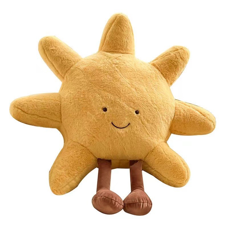 New sun and moon figurines, cute plush toys, adorable bedside sofa cushions, and sleeping pillows are perfect for your girlfriend Item Picture