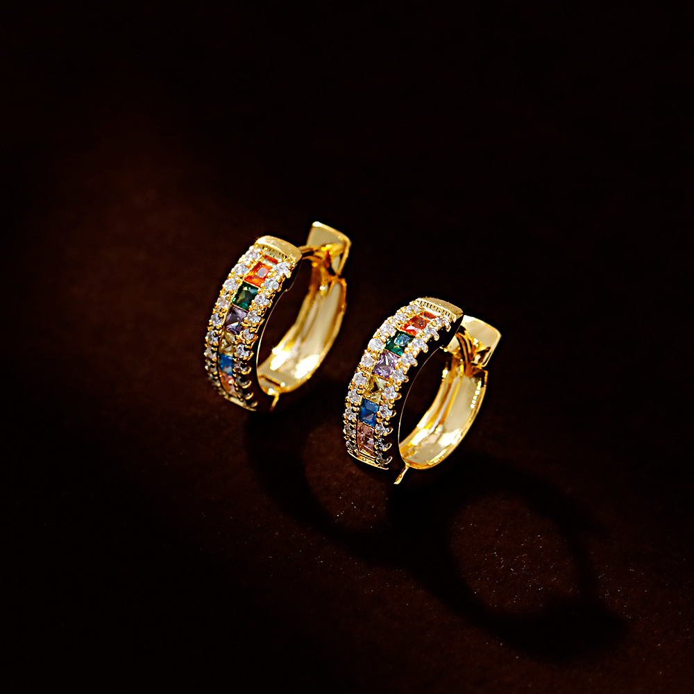 Hyacinth exquisita pequeña oreja hebilla ligera extravagancia sensación alta versatilidad aretes únicos nicho sentido del diseño pequeño nuevo estilo orejeras de moda mujer Specification image