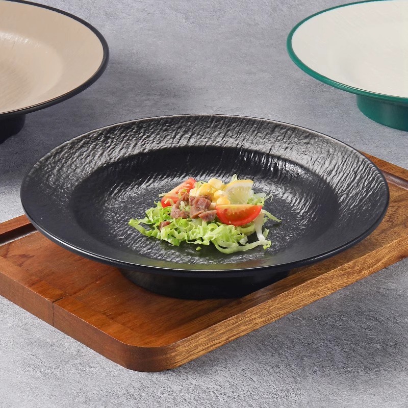 餐具/瓷盘餐盘/不锈钢椭圆盘/瓷器餐具可爱釉下彩/餐盘细节图