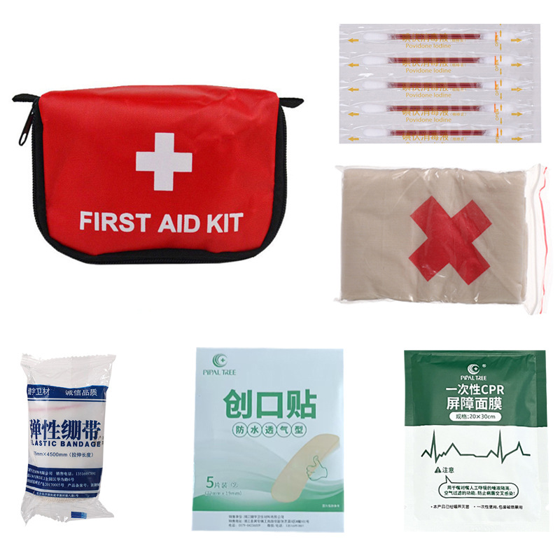Red Cross training kits, waterproof emergency kits with portable emergency kits, first aid training kits are available in stock Item Picture