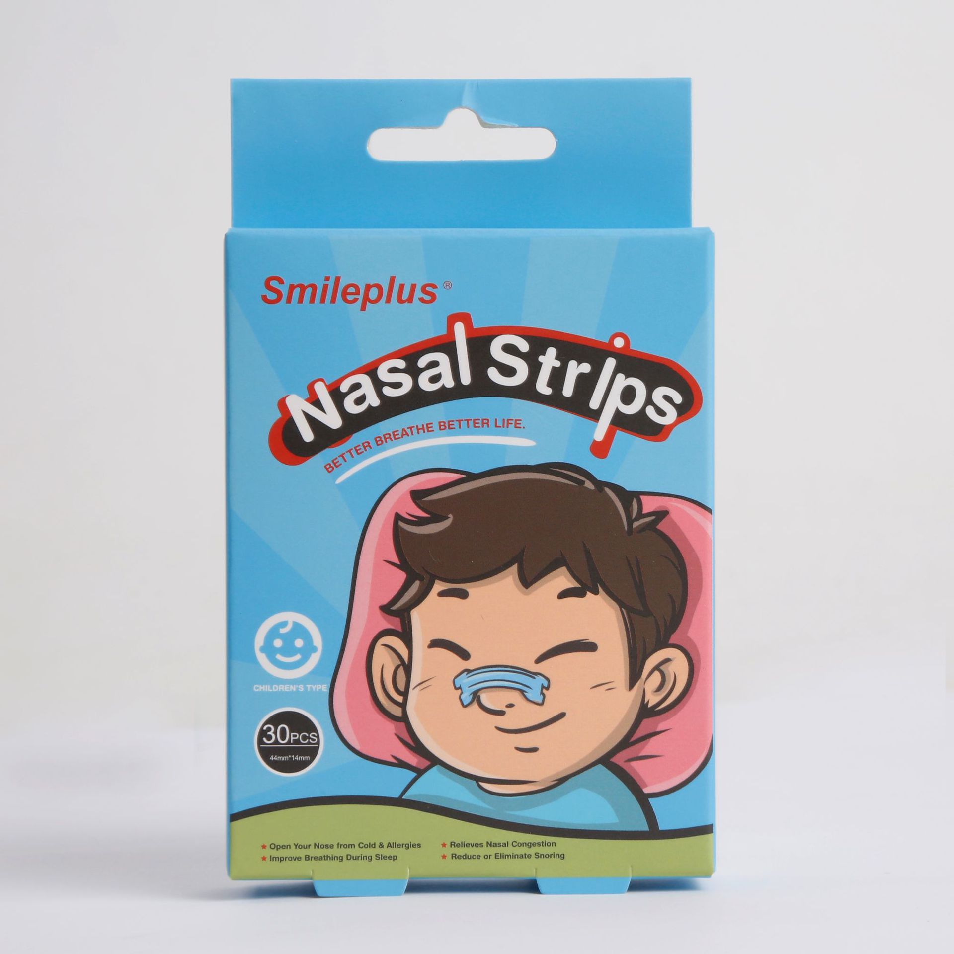 仅供跨境乐趣童趣儿童睡眠打鼾卡通睡眠贴鼻贴批发产品图
