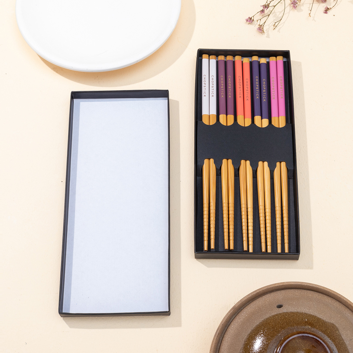 Bamboo chopstick gift box, chopsticks