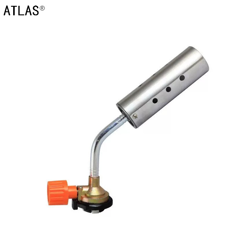 Stainless steel flamethrower head, clamp-type gas cylinder igniter, household pig hair burner burner, flame gun head accessories Specification image