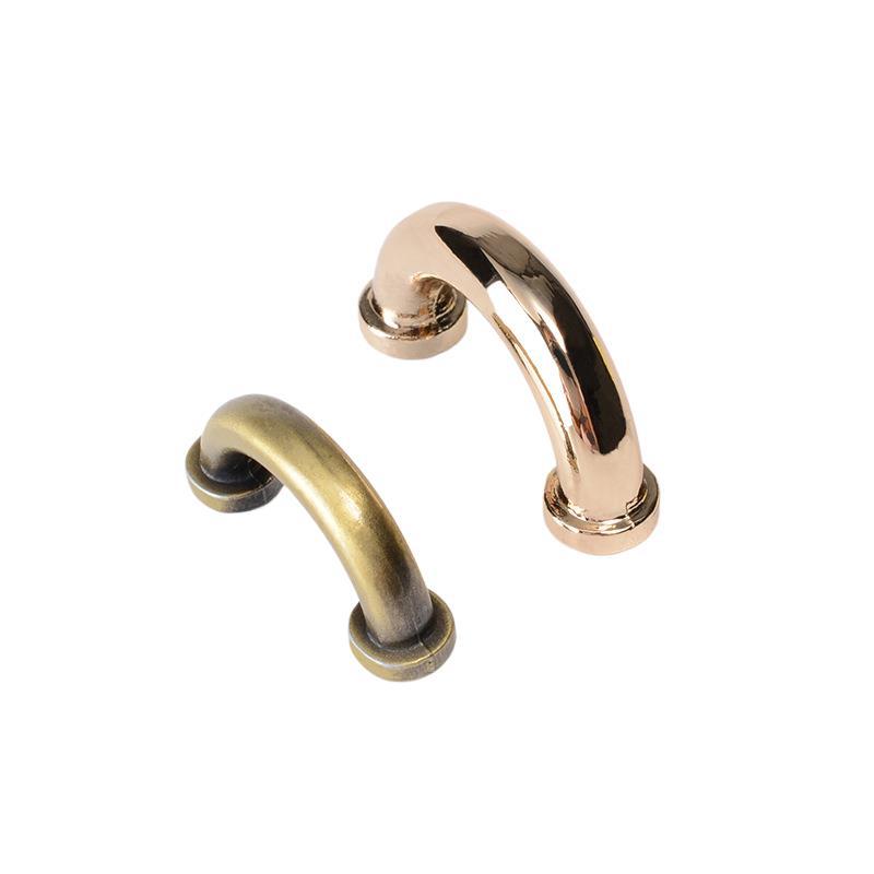 Guangdong manufacturer's in-stock luggage hardware small handles, zinc alloy arch Bridges, metal arch Bridges, gift boxes, photo albums, arch Bridges Item Picture