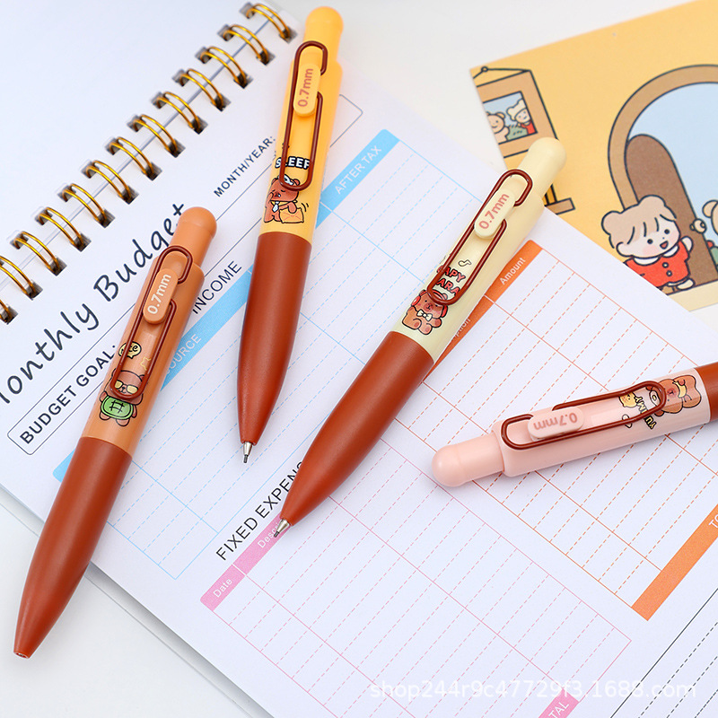 Oufeiya 8852 Korean Version Creative Capibara Mechanical Pencil Little Fat Activity Pencil Specification image