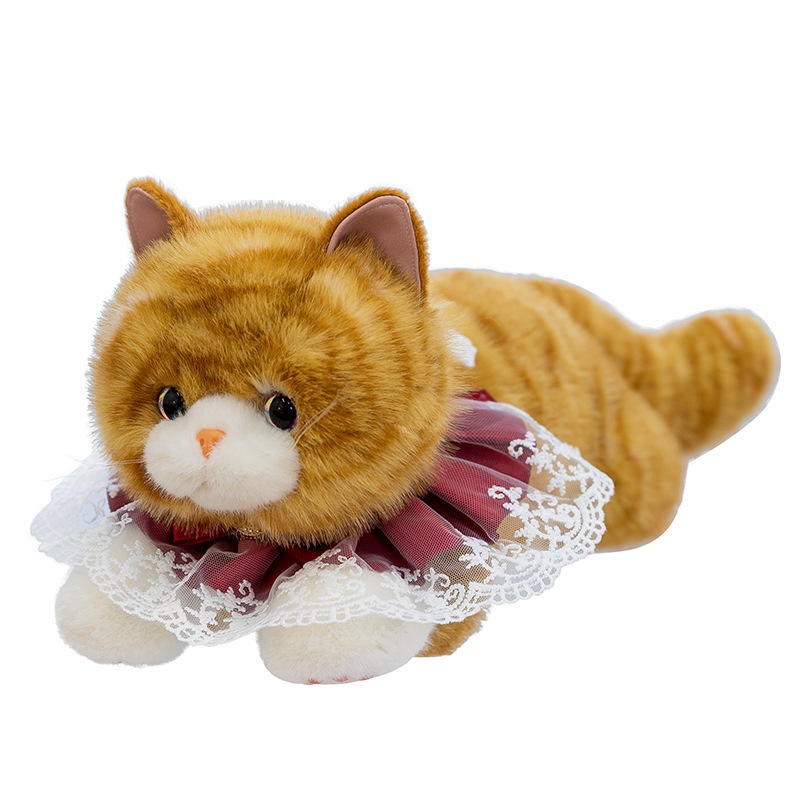 Nueva simulación transfronteriza muppet peluche comercio exterior juguetes para gatos al por mayor acompañante gatitos lindos colocación Item Picture