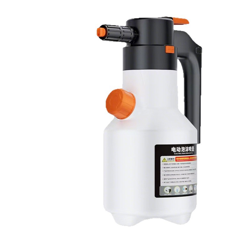 2L electric foam spray bottle, wireless charging, household flower watering car cleaning and car washing high-pressure spray bottle Item Picture