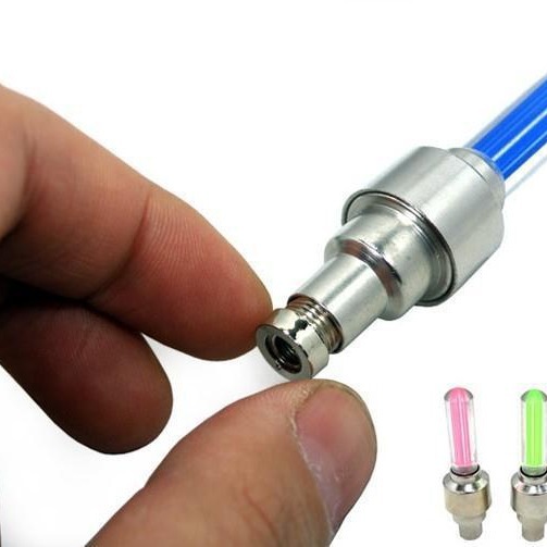 Monochrome bicycle fire wheel glow stick, air nozzle lamp, valve core lamp, cycling accessories Application Scenario
