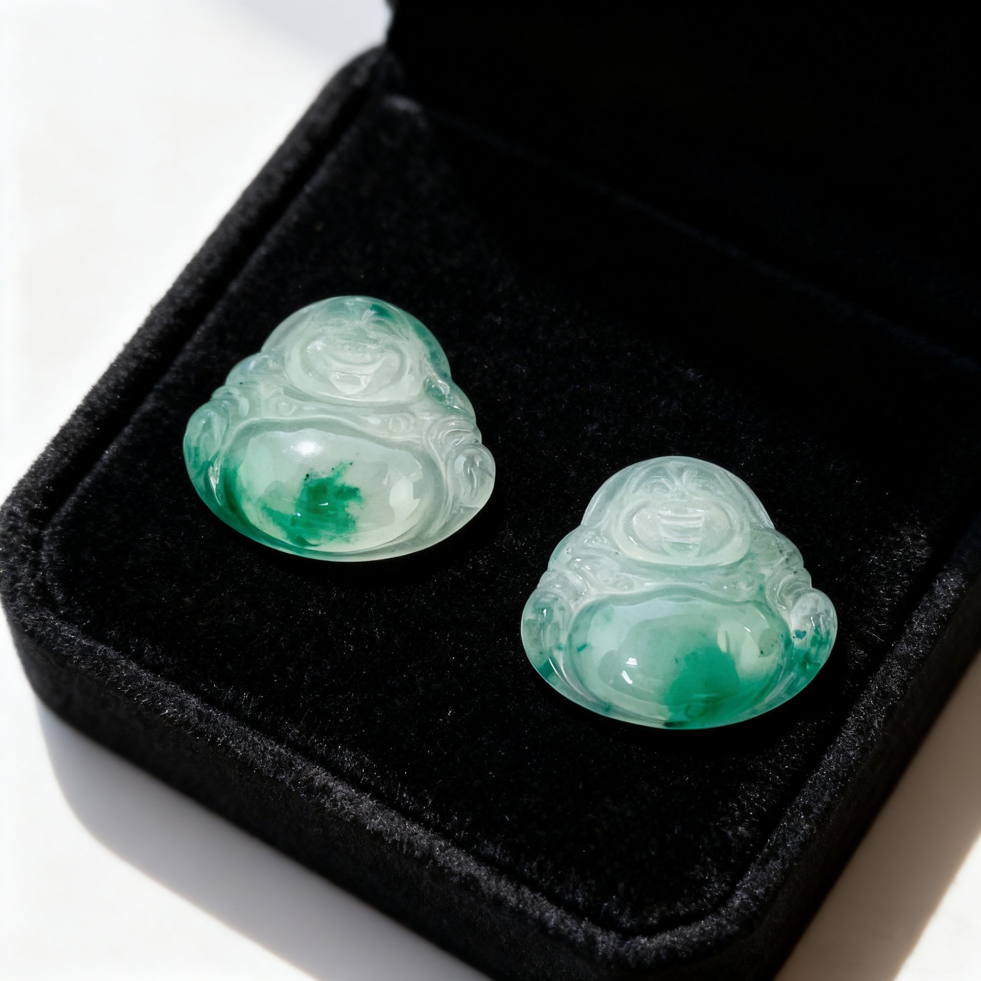 African jade pendants for men and women, high ice Maitreya Buddha jade pendants, diy handmade jewelry accessories wholesale Application Scenario