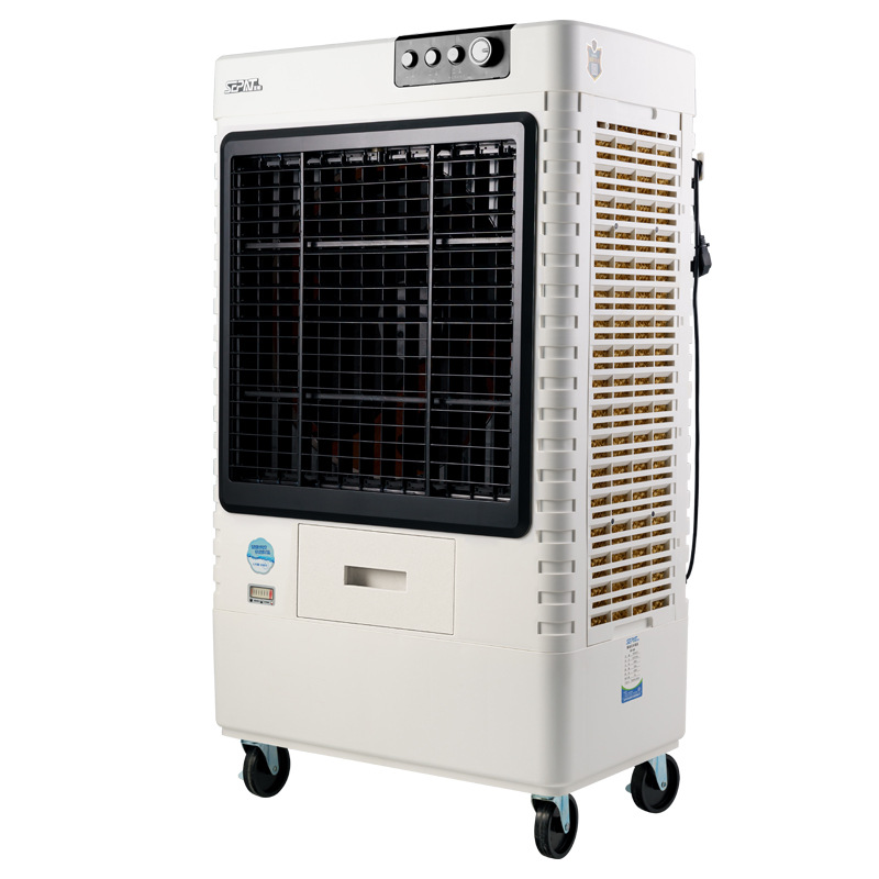 Daifa Shengpa Industrial Catering factory large water-cooled fan, air cooler fan with water addition, mobile single cooling fan Item Picture