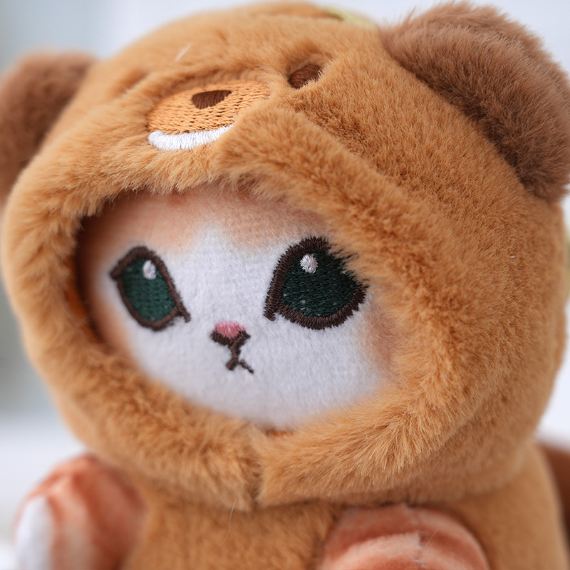 Shark cat plush toy pendants, keychains, cute trendy toys, wholesale pendants, figurines, toys, Internet celebrity bestsellers Specification image