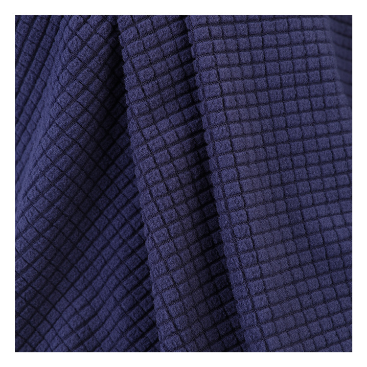 Polyester-ammonia polar corn checkered fabric for casual wear, sofas, toys, pajamas, corn checkered fabric in stock for wholesale Application Scenario