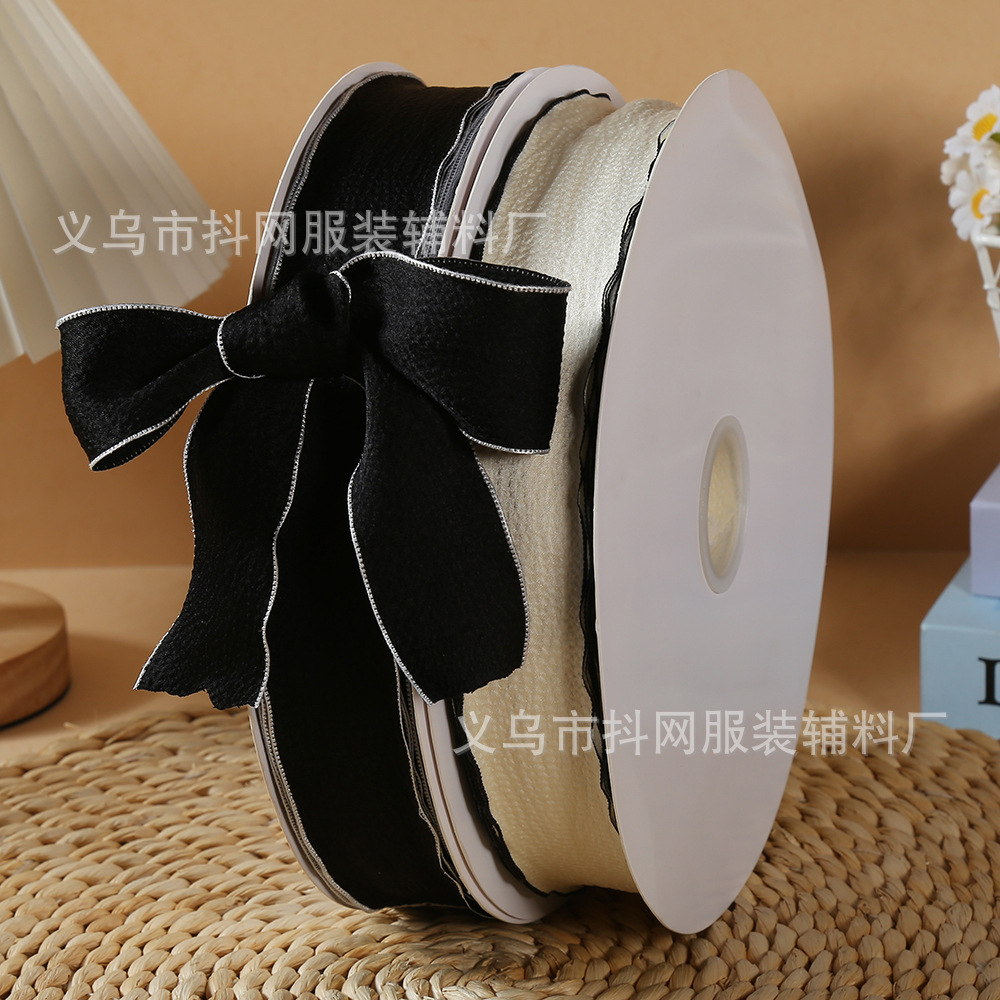 4cm algodón adornos para el pelo tocados horquillas para el pelo arcos DIY cintas de cinta sombreros pajaritas cajas de regalo decoraciones cintas de embalaje