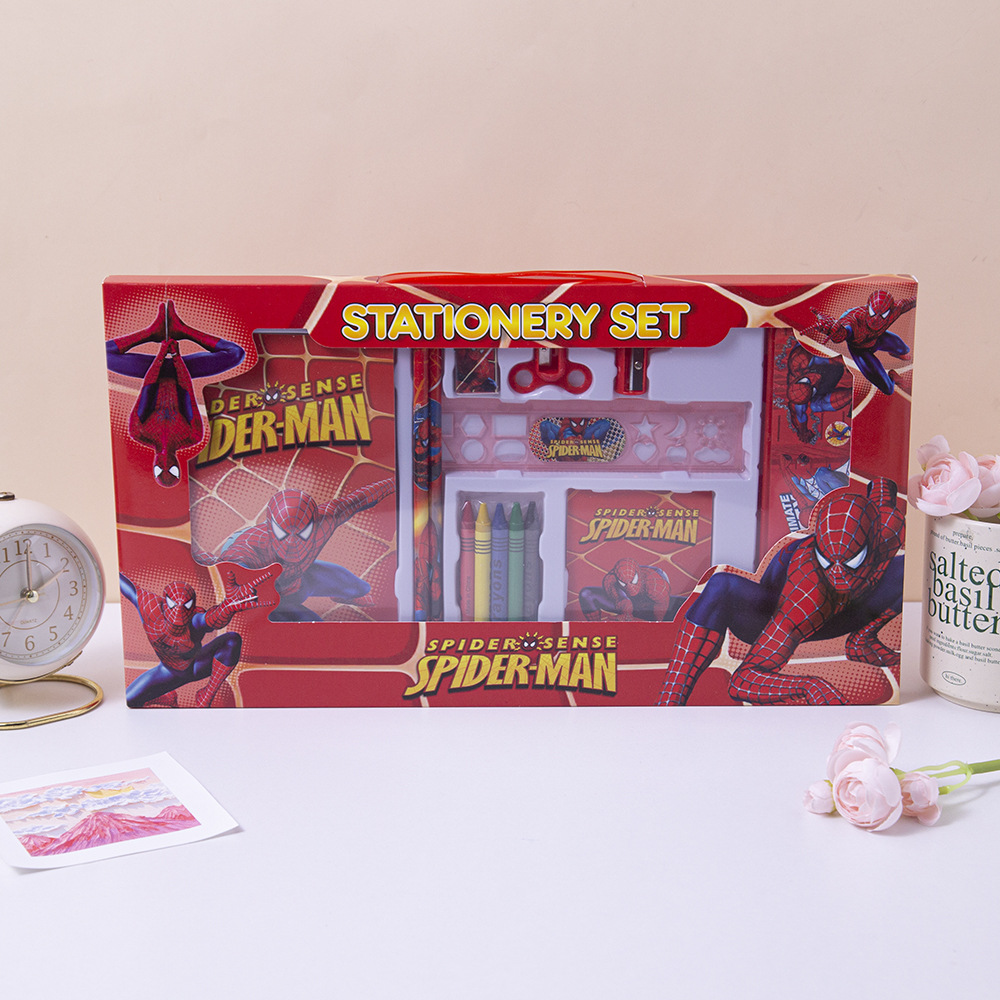 Back-to-school stationery set gift box for primary school students, children's learning supplies hand-held stationery set big gift package details Picture