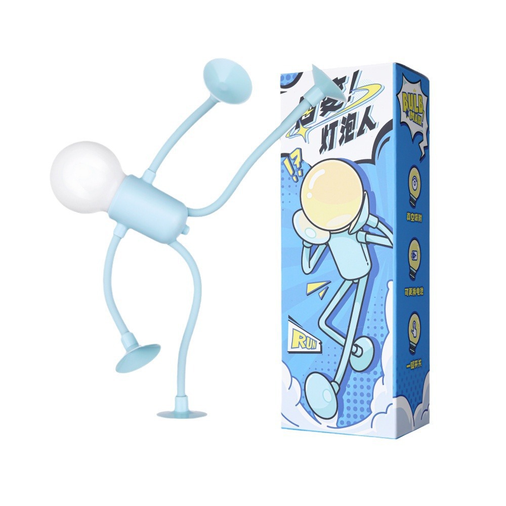 New versatile lamps, creative gifts, fun and funny button battery table lamps, decorative items, vacuum adsorption mini night lights Item Picture