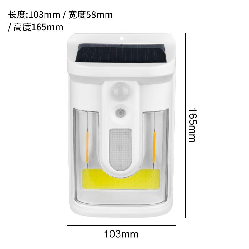 Lámparas de pared solares al aire libre lámparas de patio lámparas de sensor solar lámparas de iluminación de tungsteno luz cálida lámparas solares para el hogar Item Picture