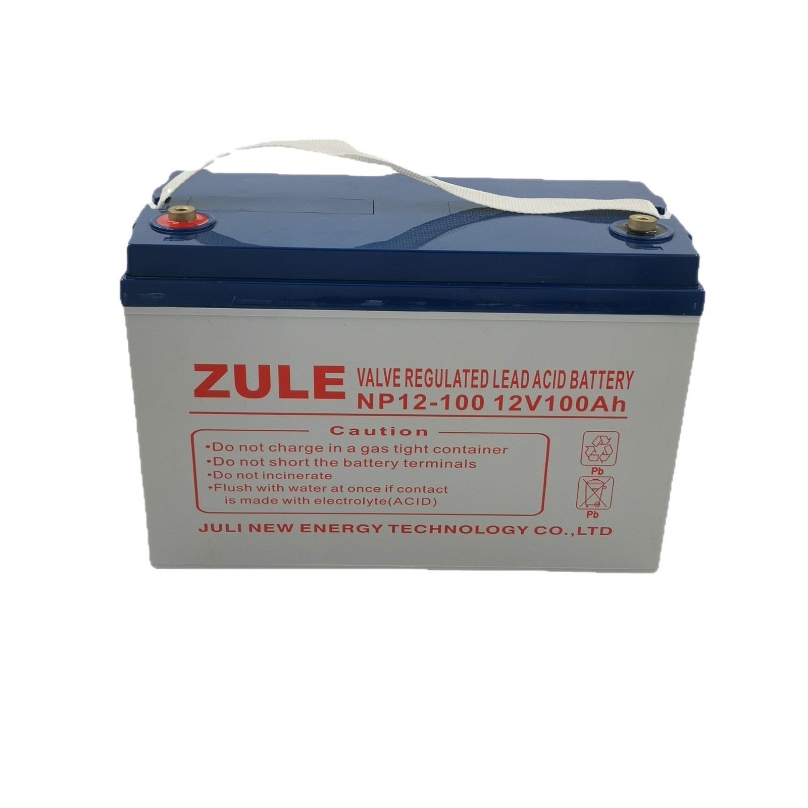 ZULE12V100Ah valve-regulated Lead-acid battery Sea transportation Report FCC CE ROHS MSDS certification Item Picture