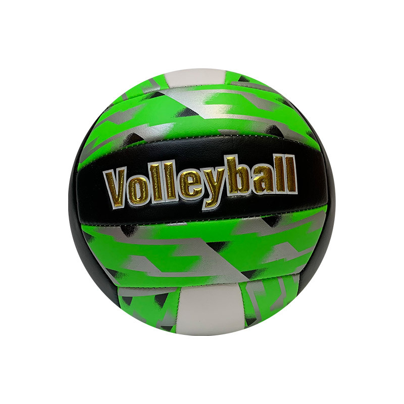 Wholesale manufacturer of color-blocking personalized No. 5 inflatable beach volleyball sports goods for middle school students details Picture