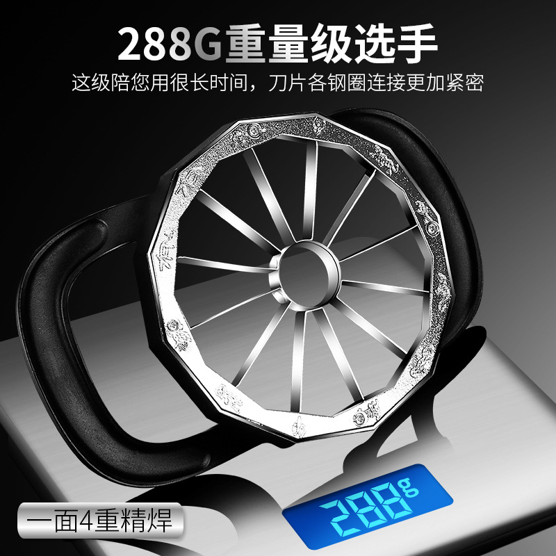 Island Qi Apple Slicer Zinc alloy kitchen tool Fruit Slicer, creative portable splitting, dicing and pitting device Specification image