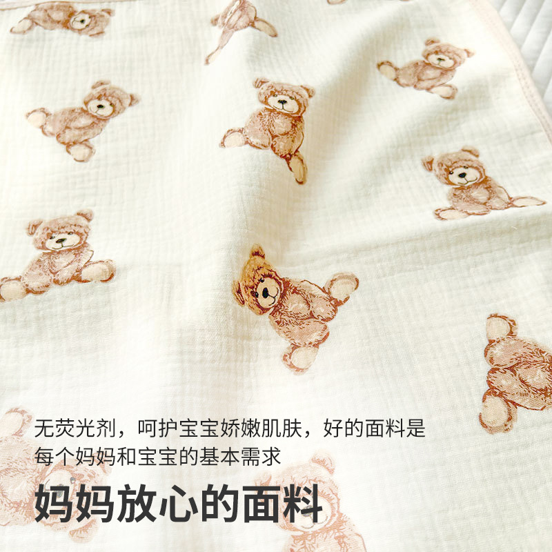 Baby waterproof, washable, crumpled cotton, breathable, anti-wetting bed, anti-slip, adult menstrual pad Specification image