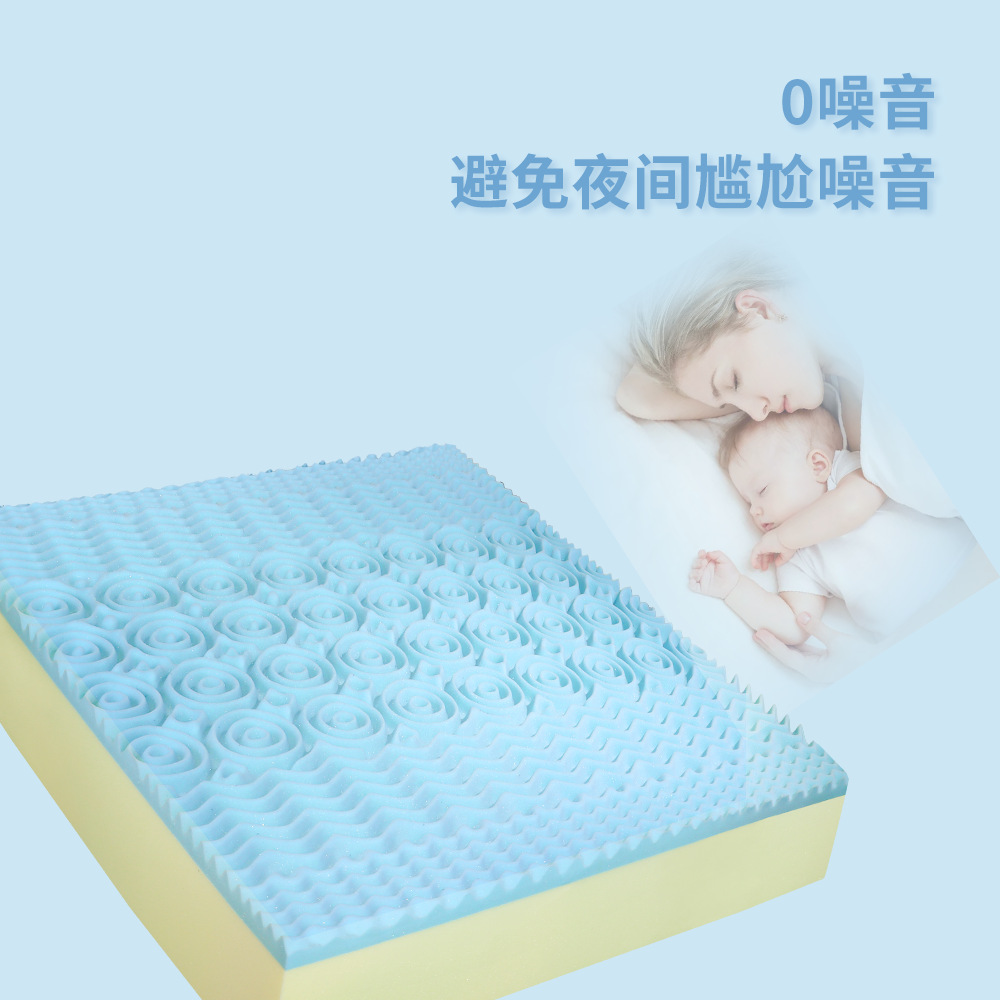 Customized memory foam sponge mattress, comfortable memory foam thin cushion, slow rebound memory foam mattress, embossed mattress, Amazon Specification image