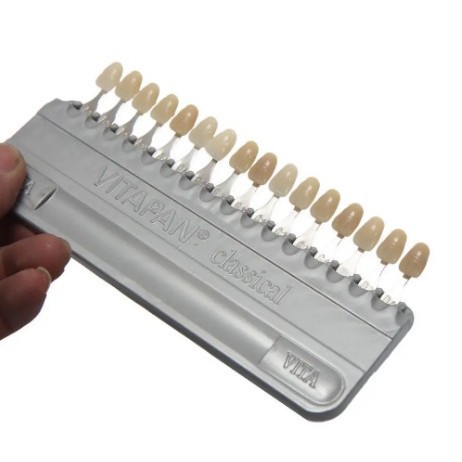 Cross-border exclusive dental 16-color colorimetric plates, dental resin material dental models, colorimetric plates, dental teaching models Specification image