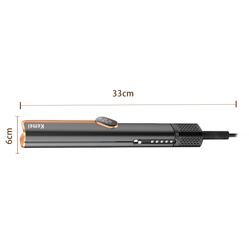 Kemei kemei secador alisador de pelo cross-border KM-6910 multifunction permanente férulas secas y húmedas de doble uso para señoras enderezado Item Picture