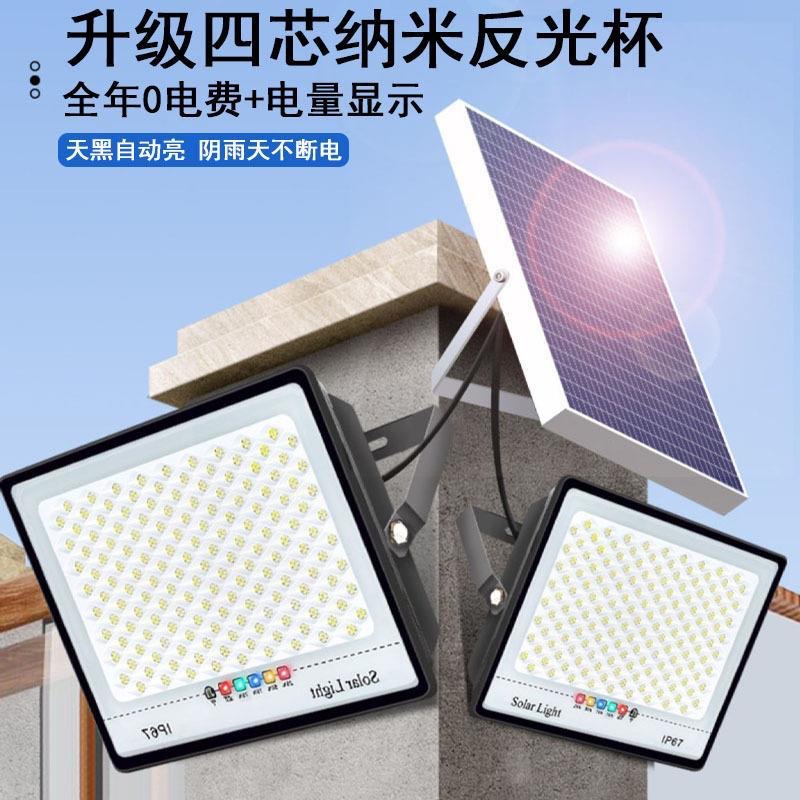 The 2026 new smart solar lighting lamp automatically lights up for indoor and outdoor solar courtyard floodlights when it gets dark Application Scenario