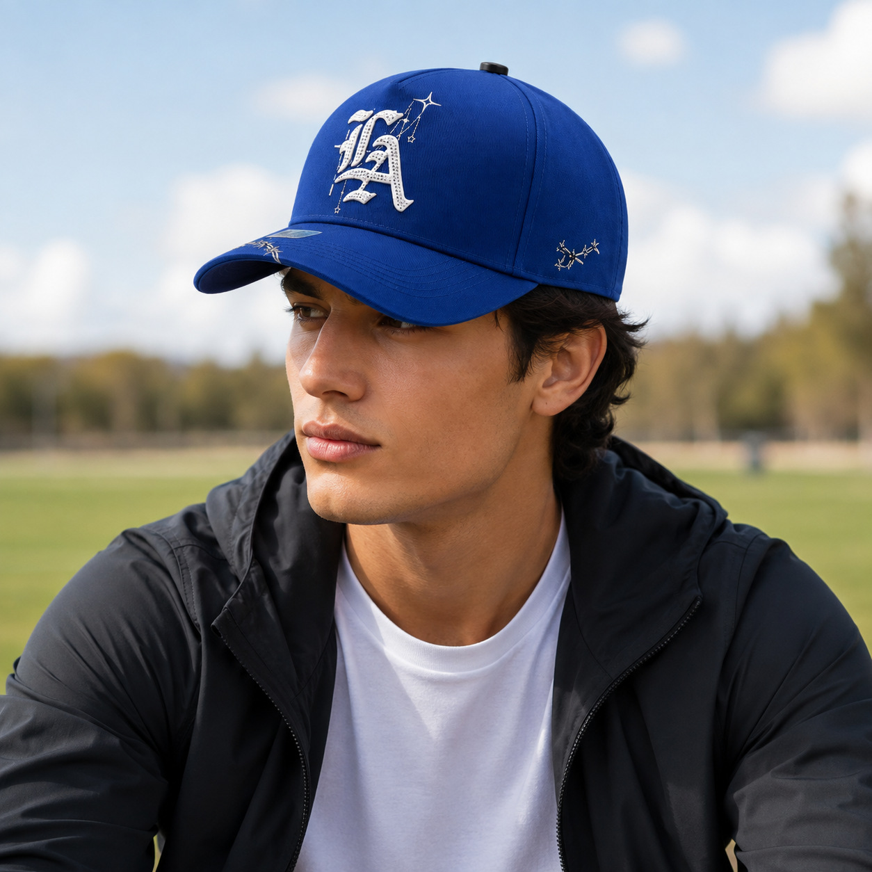 Cross-border baseball caps, sun protection outdoor, men's and women's same style, breathable high-top embroidered logo custom caps, wholesale for export Specification image
