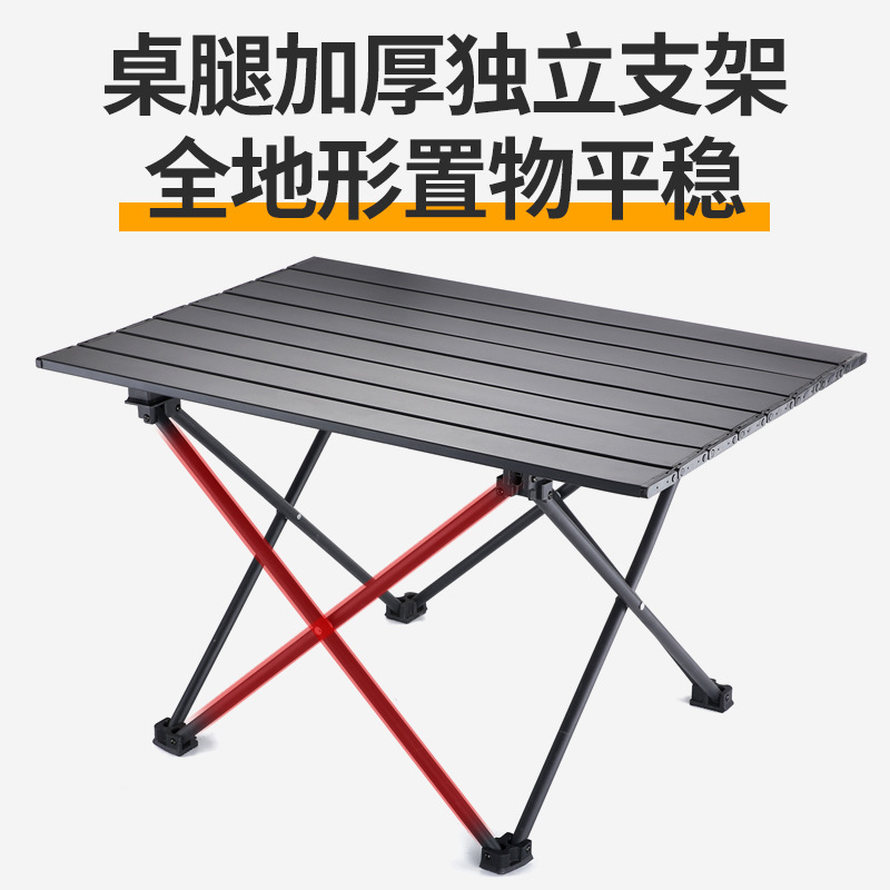 Lightweight folding table for stall, round outdoor dining table, small square table, conference table Application Scenario