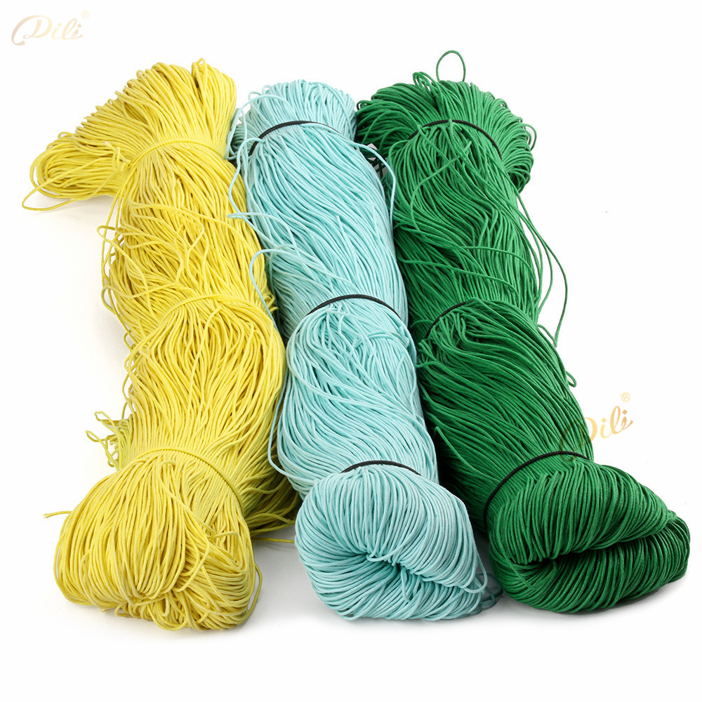 彩色棉蜡绳现货手工diy手链绳子编织彩色1mm棉质蜡绳1毫米棉蜡线