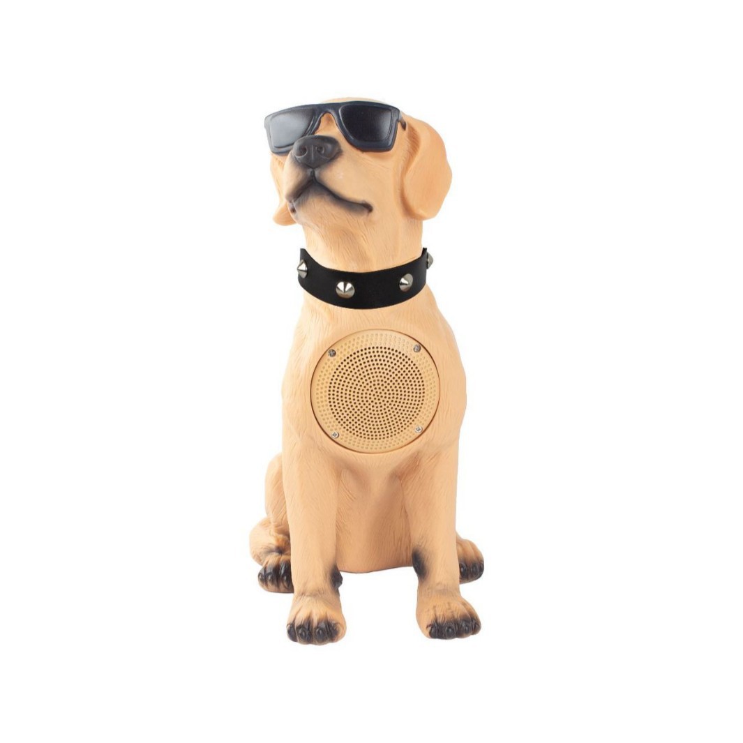 The CH-M122 dog-shaped Bluetooth speaker is an outdoor audio system that can sing when connected to headphones but not to Bluetooth details Picture