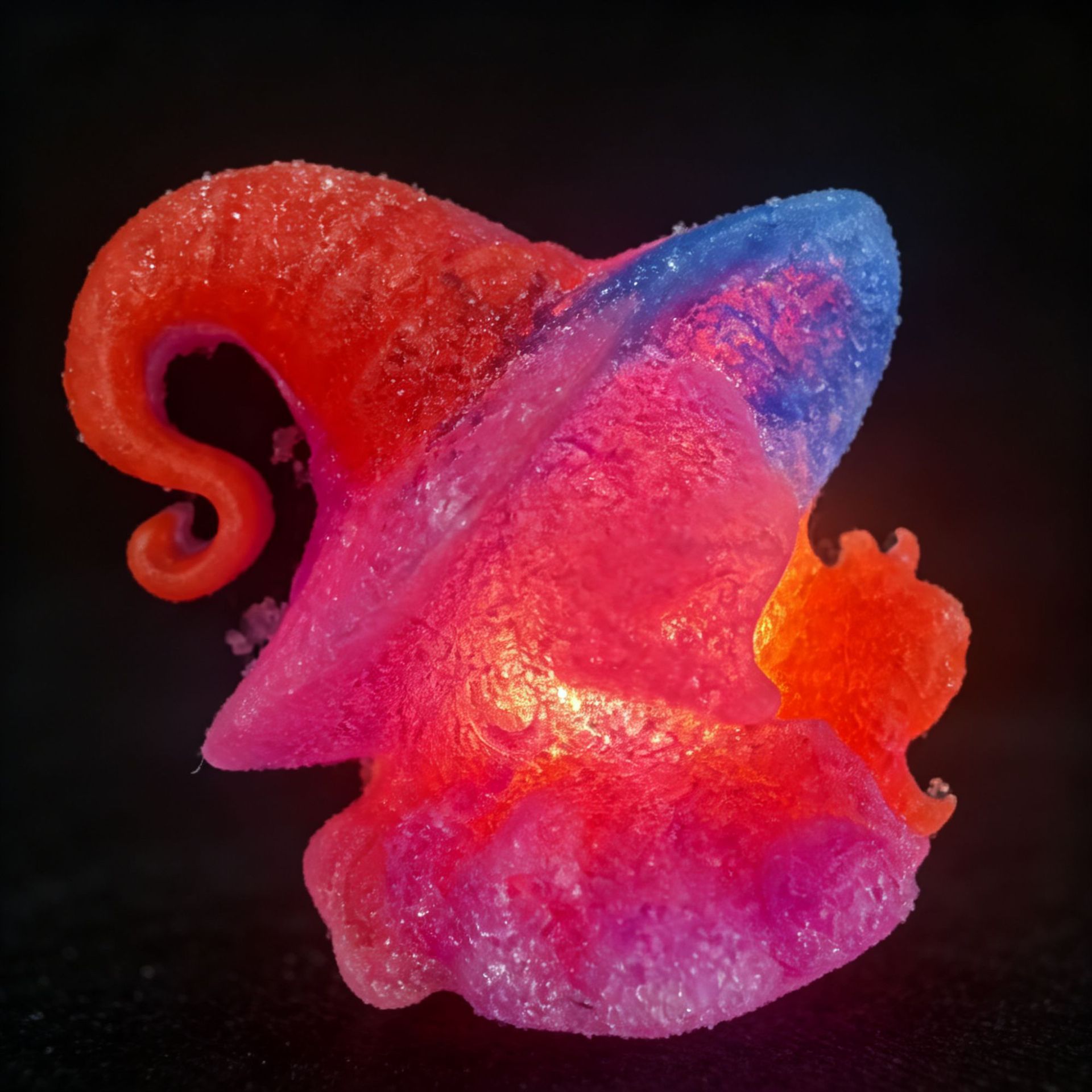 Luminous diy Witch Halloween Creative toys, jelly sand molds, children's handcrafted house play decorations and ornaments Specification image