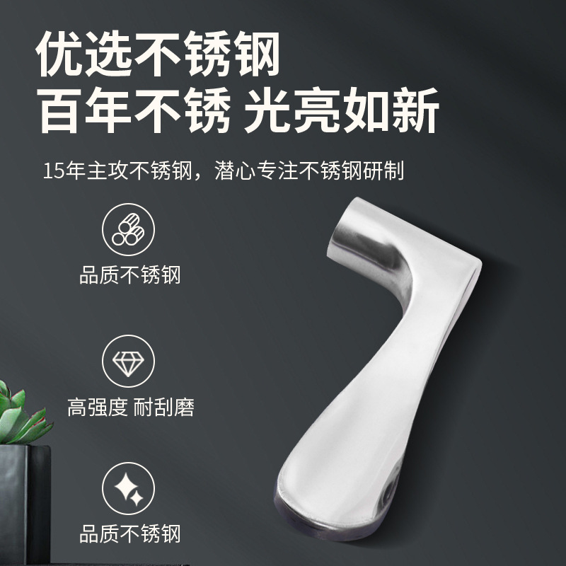 门把手手柄门锁卫生间通用型卧室家用室内房门厕所木门手把柄配件细节图