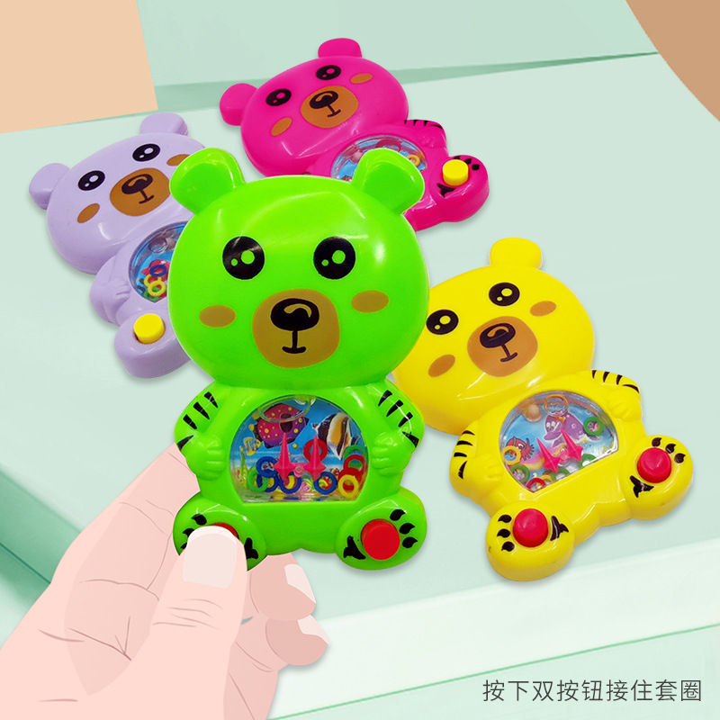 Tiger Ring Toss water machine, children's educational water ring toss, Monkey and Cat game machine, wholesale of childhood nostalgic toys details Picture