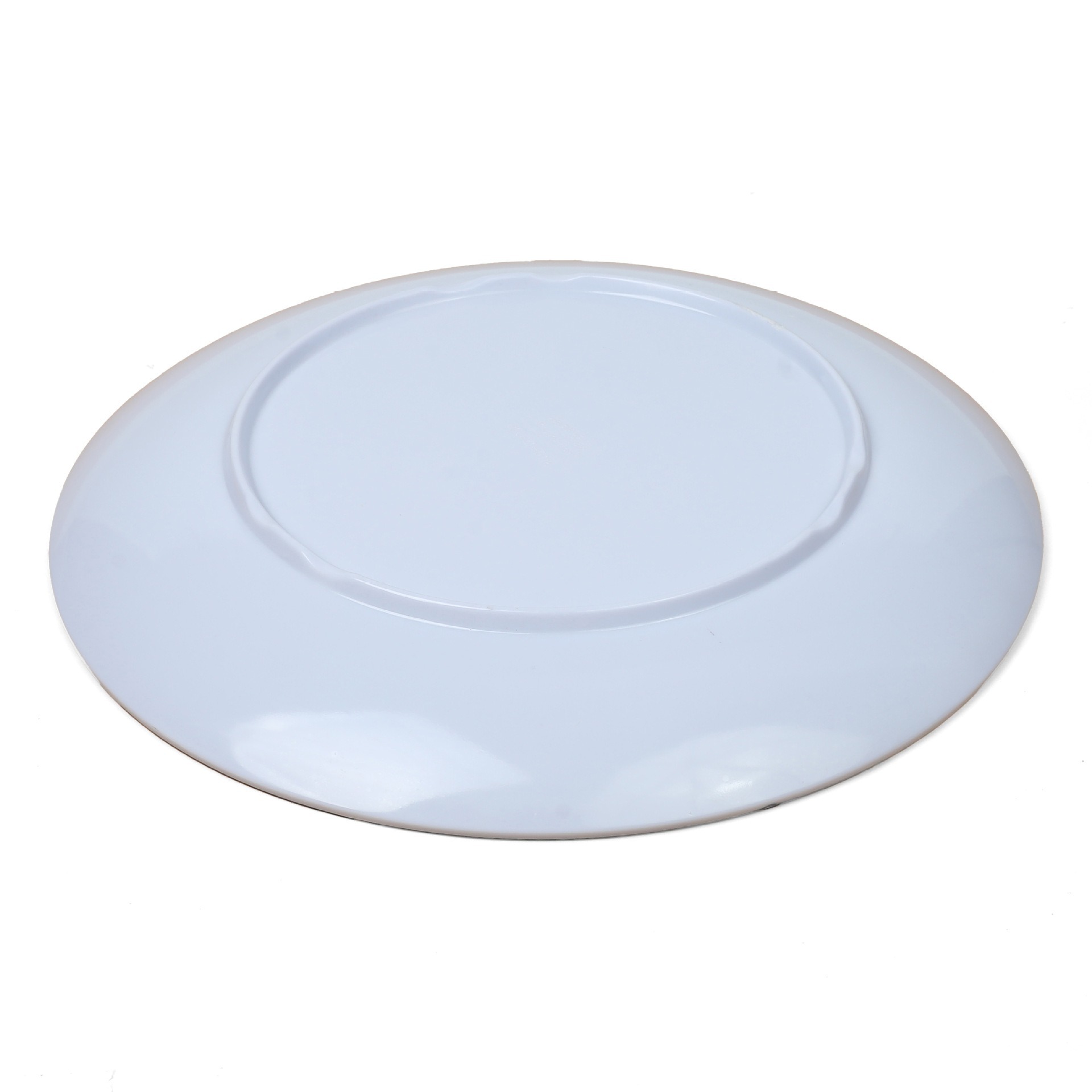 Wholesale of foreign trade Golden Wave melamine tableware round plates, flat plates, plastic dinner plates, Western dinner plates, commercial round plates Item Picture