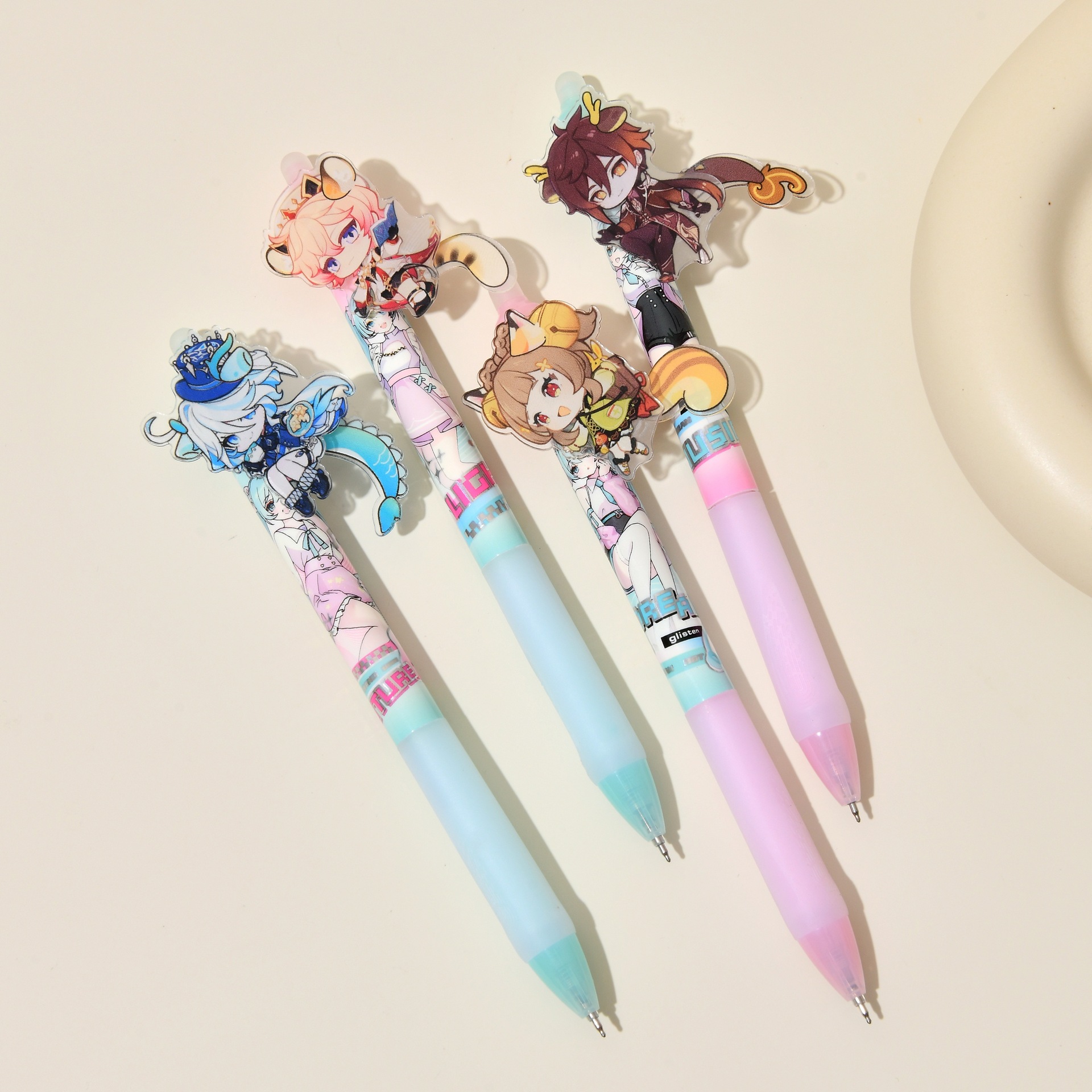 Chenxi 2D Tail Erasable Pen, cute and fun design, gel pen, special stationery for primary school students wholesale Application Scenario