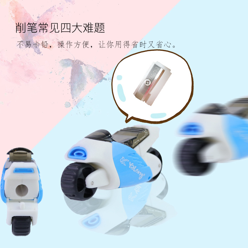 Cross-border factory direct sales of student learning pencil sharpeners, mini motorcycle series shaped pencil sharpeners, creative customization Specification image
